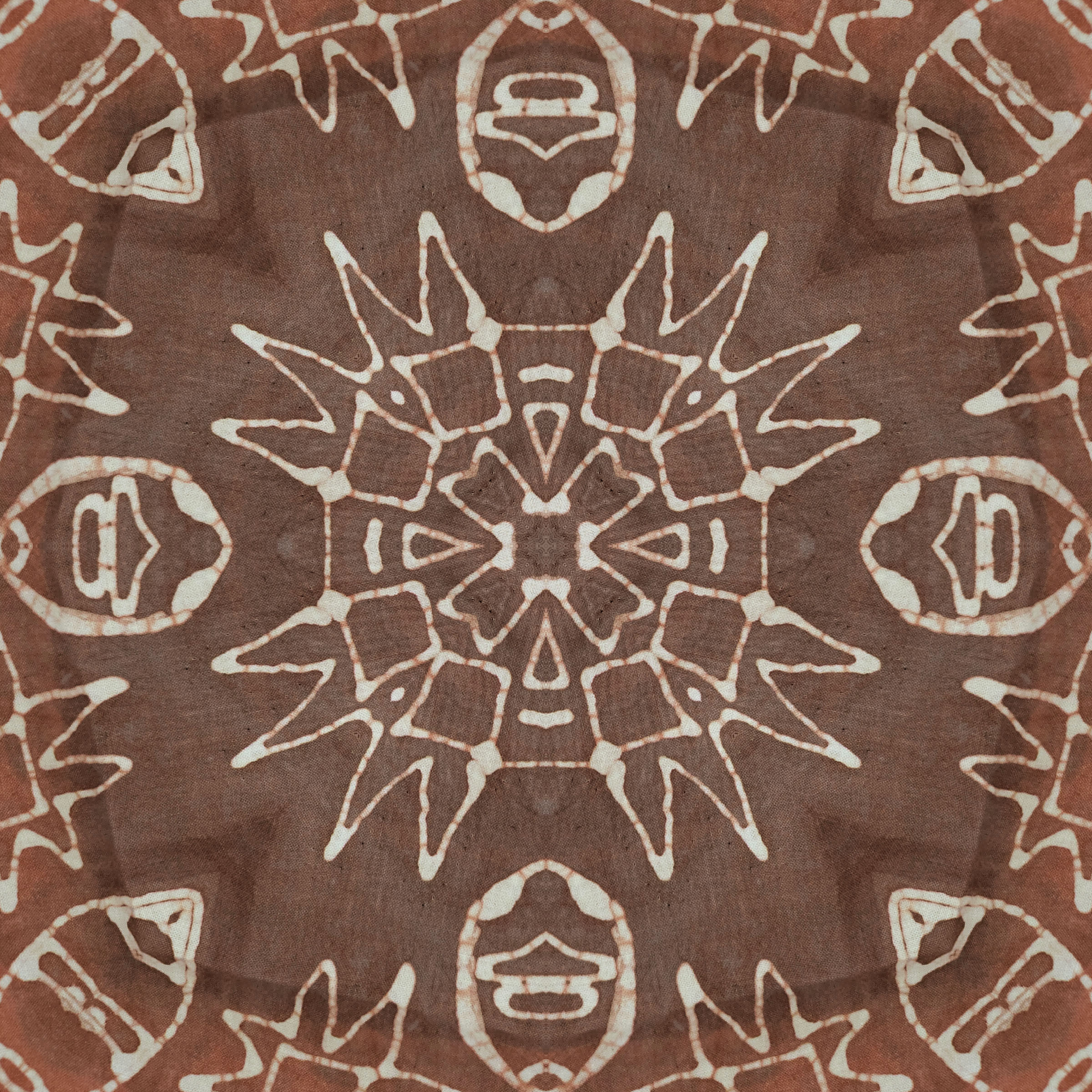 brown batik pattern